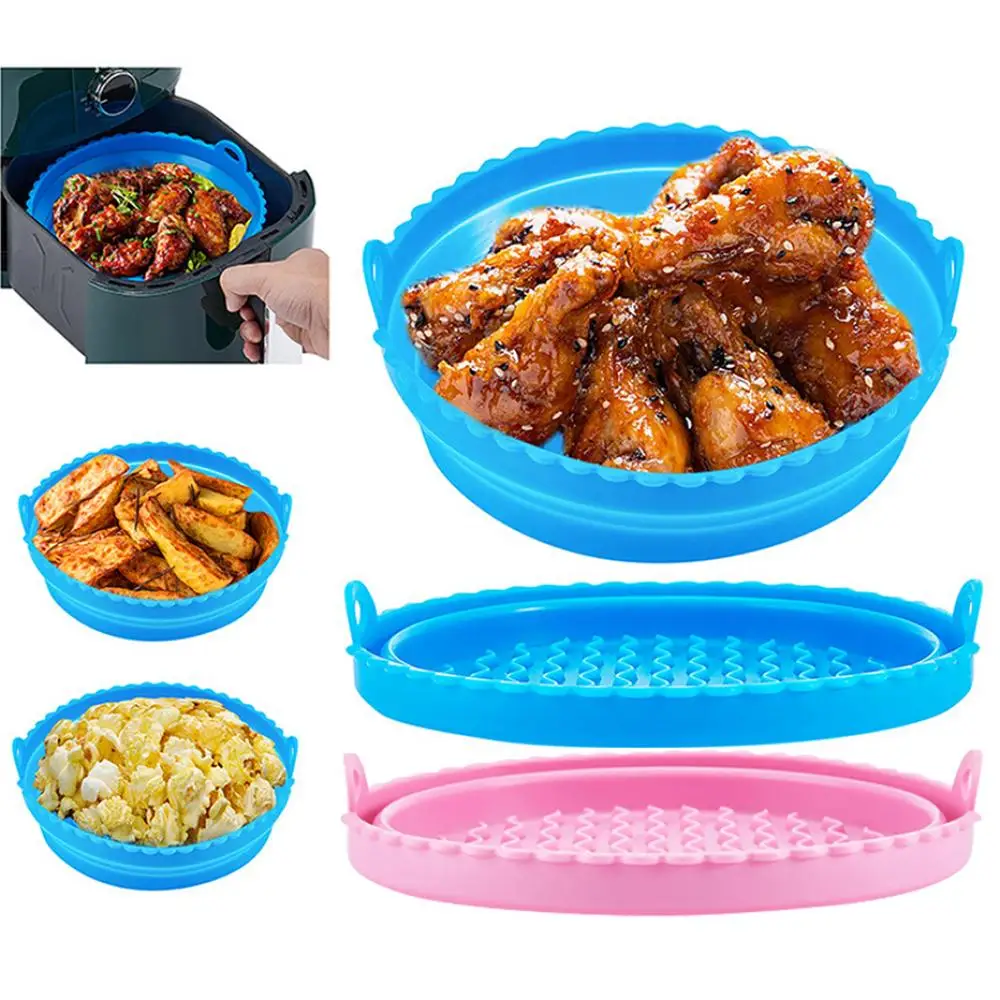 Kitchen Air Fryer Silicone Liner Reusable Air Fryer Pot Folding Bowl Basket Round Heat Resistant Air Fryer Oven Accessories
Kitchen Air Fryer Silicone Liner Reusable Air Fryer Pot Folding Bowl Basket Round Heat Resistant Air Fryer Oven Accessories