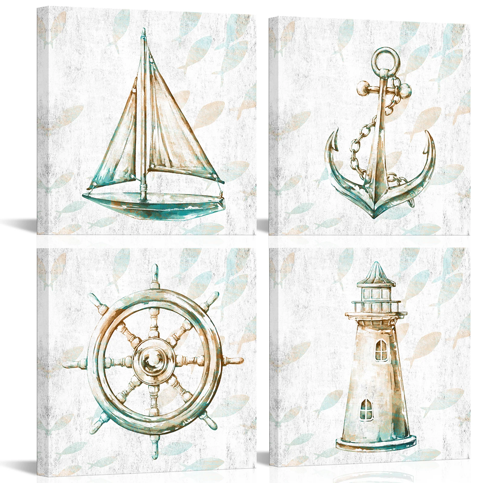 4 Pieces Navigation Theme Poster Wall Art Abstract Print Canvas Painting Modern Style Picture Living Room Wall Decor
4 Pieces Navigation Theme Poster Wall Art Abstract Print Canvas Painting Modern Style Picture Living Room Wall Decor