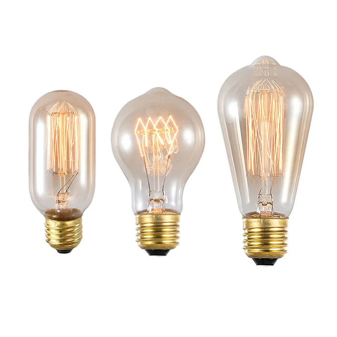Vintage E27 Incandescent Edison Light Bulbs Squirrel Dimmable 40W 60W Retro Filament Bulb Amber Glass Old Fashioned Small Lamp
Vintage E27 Incandescent Edison Light Bulbs Squirrel Dimmable 40W 60W Retro Filament Bulb Amber Glass Old Fashioned Small Lamp