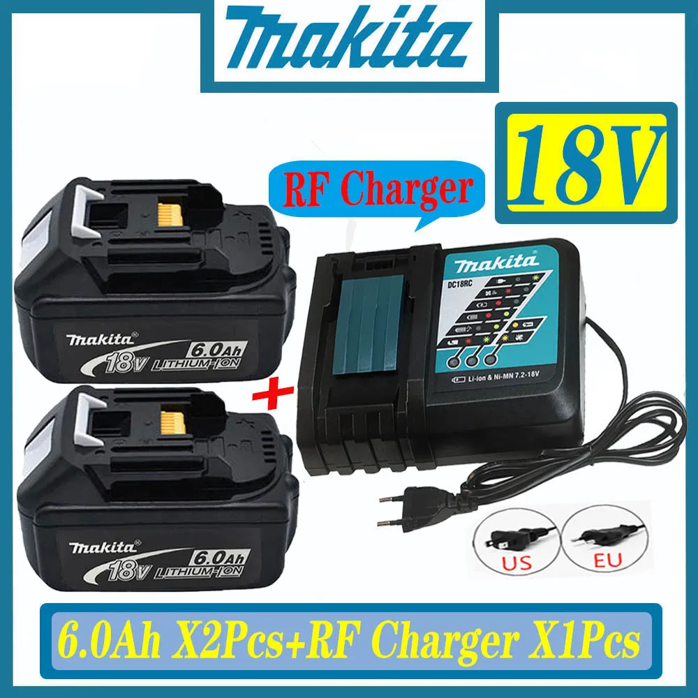 

100% Original Makita 18V 8000MAh Rechargeable Power Tools Makita Battery With LED Li-ion Replacement LXT BL1860B BL1860 BL1850