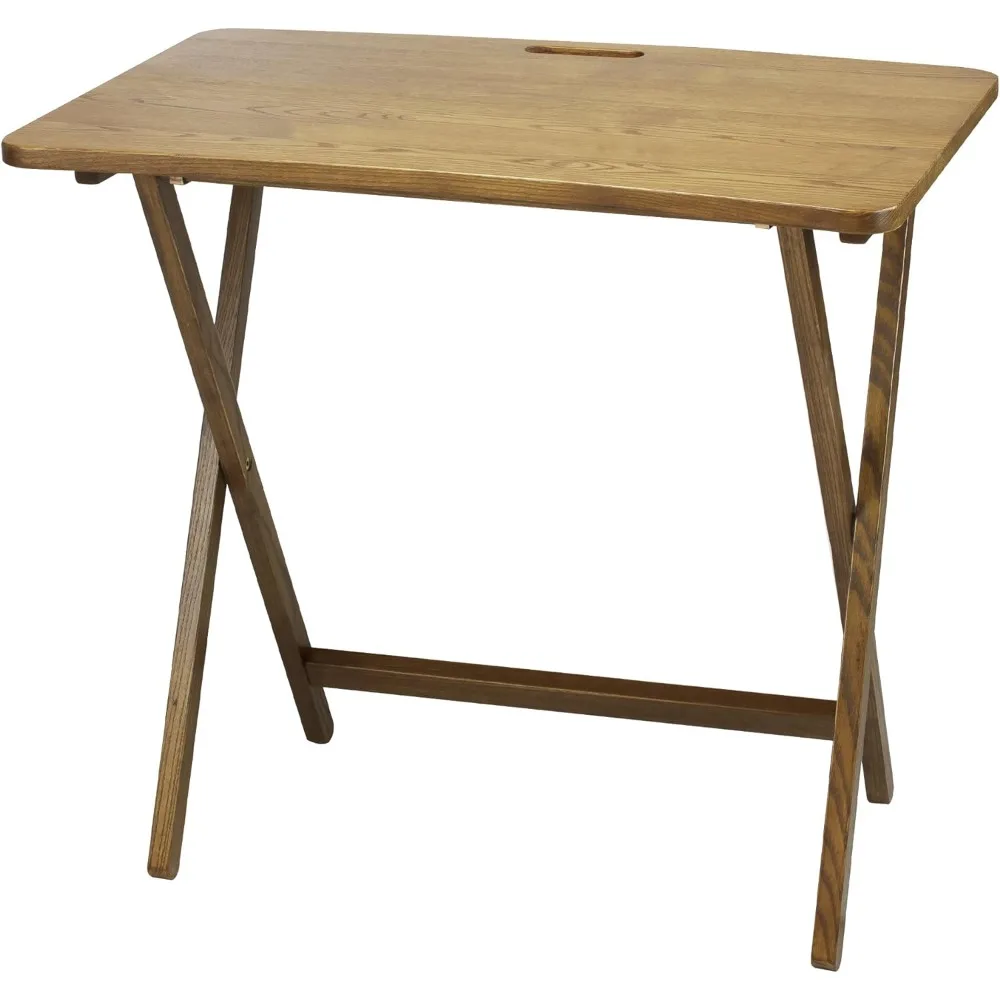 

Presto Products Company Arizona Folding Table with Solid Red Oak,Warm Brown