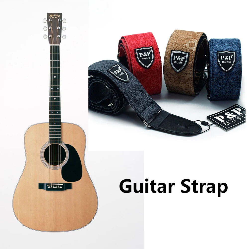 Electric Guitar Strap Universal Vintage Acoustic Webbing Belt Folk Adjustable Classical Bass Guitar Belt Guitar Accessory
Electric Guitar Strap Universal Vintage Acoustic Webbing Belt Folk Adjustable Classical Bass Guitar Belt Guitar Accessory