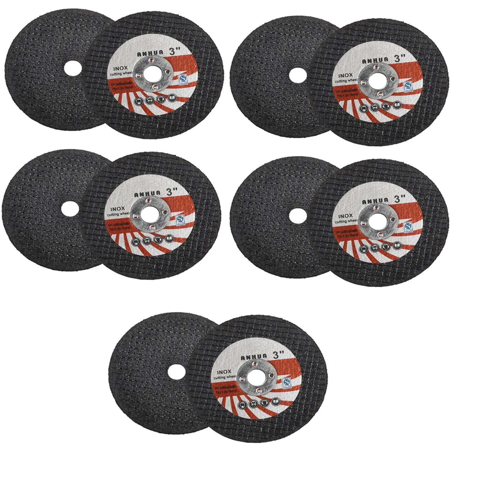 10pcs Cutting Disc Circular Resin Grinding Wheel For Angle Grinder 75mm Double Mesh Cutting Blade Polishing Wheel Power Tools
10pcs Cutting Disc Circular Resin Grinding Wheel For Angle Grinder 75mm Double Mesh Cutting Blade Polishing Wheel Power Tools