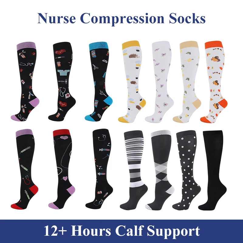 Nurse Medical Compression Socks Nursing Stockings Ultimate Nurse Doctor Graduated Pressure Health Item 20-30mmHg Riding Socks
Nurse Medical Compression Socks Nursing Stockings Ultimate Nurse Doctor Graduated Pressure Health Item 20-30mmHg Riding Socks
