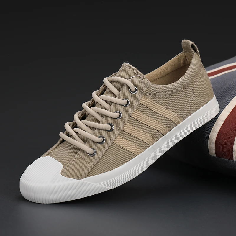 All-match Canvas Shoes Breathable Non-slip Men Flats Sneakers Spring Casual Male Footwear Outdoor Fashion Lace-up AS-38
All-match Canvas Shoes Breathable Non-slip Men Flats Sneakers Spring Casual Male Footwear Outdoor Fashion Lace-up AS-38