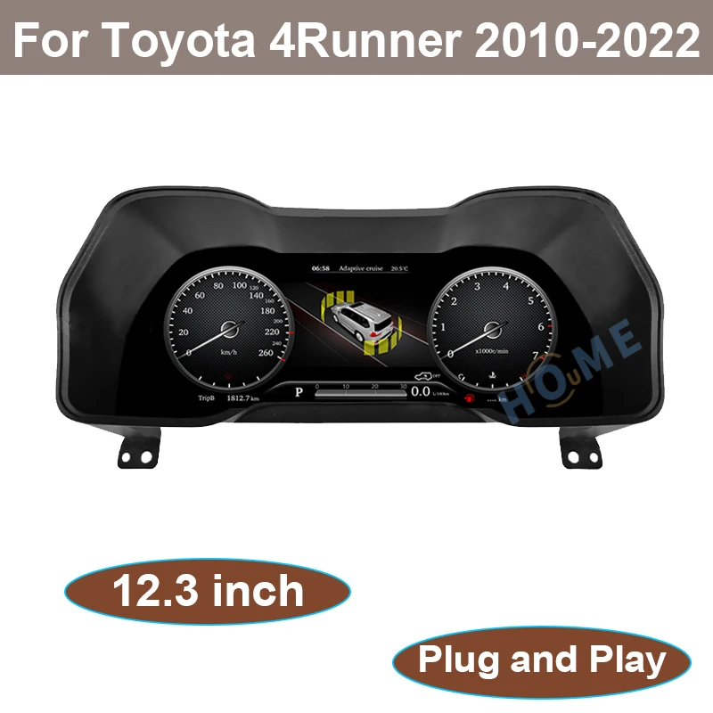 Car Instrument Cluster Display Digital Dashboard Cockpit For Toyota 4Runner 2010-2022 With Linux System
Car Instrument Cluster Display Digital Dashboard Cockpit For Toyota 4Runner 2010-2022 With Linux System