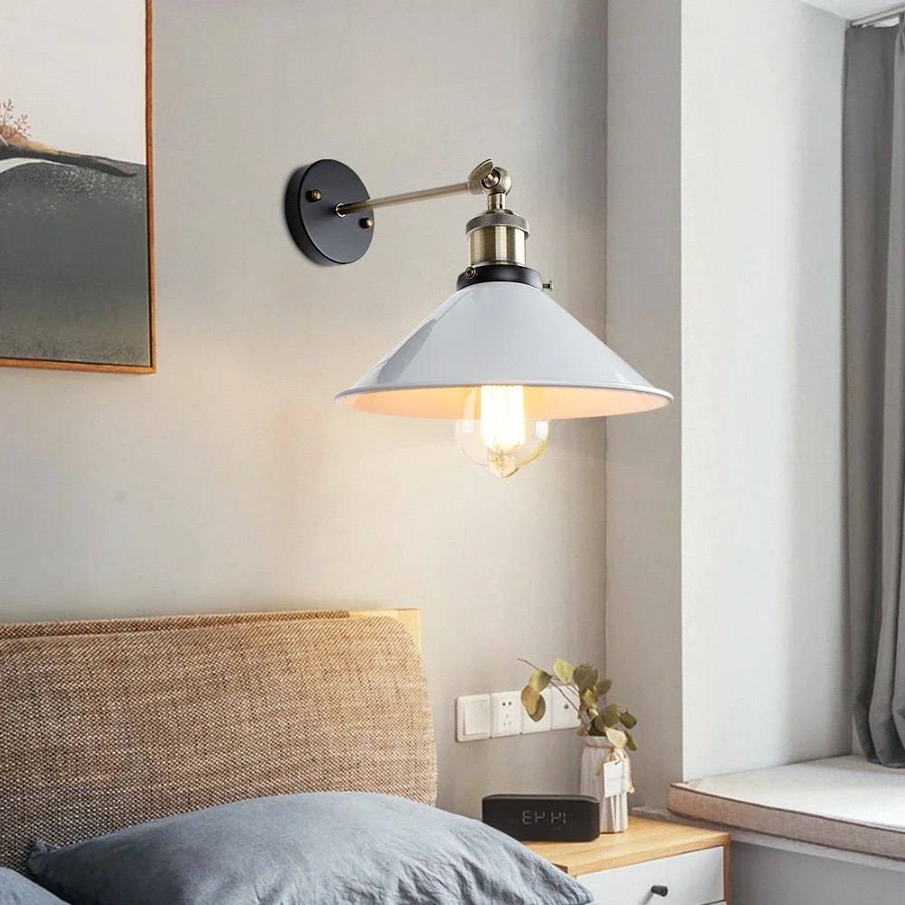 

Nordic Wooden Wall Light Bedroom Bedside Lamp Black Modern E27 Aisle Stairs LED Home Ceiling Lighting Sconce Living Room Decor