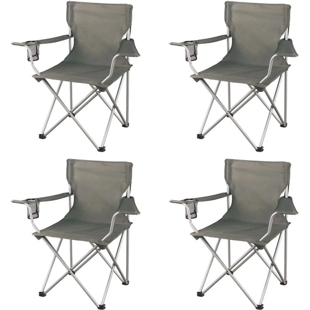 Set of 4 Camping Supplies Classic Folding Camp Chairs With Mesh Cup Holder Travel Chair 32.10 X 19.10 X 32.10 Inches Furnishings
Set of 4 Camping Supplies Classic Folding Camp Chairs With Mesh Cup Holder Travel Chair 32.10 X 19.10 X 32.10 Inches Furnishings