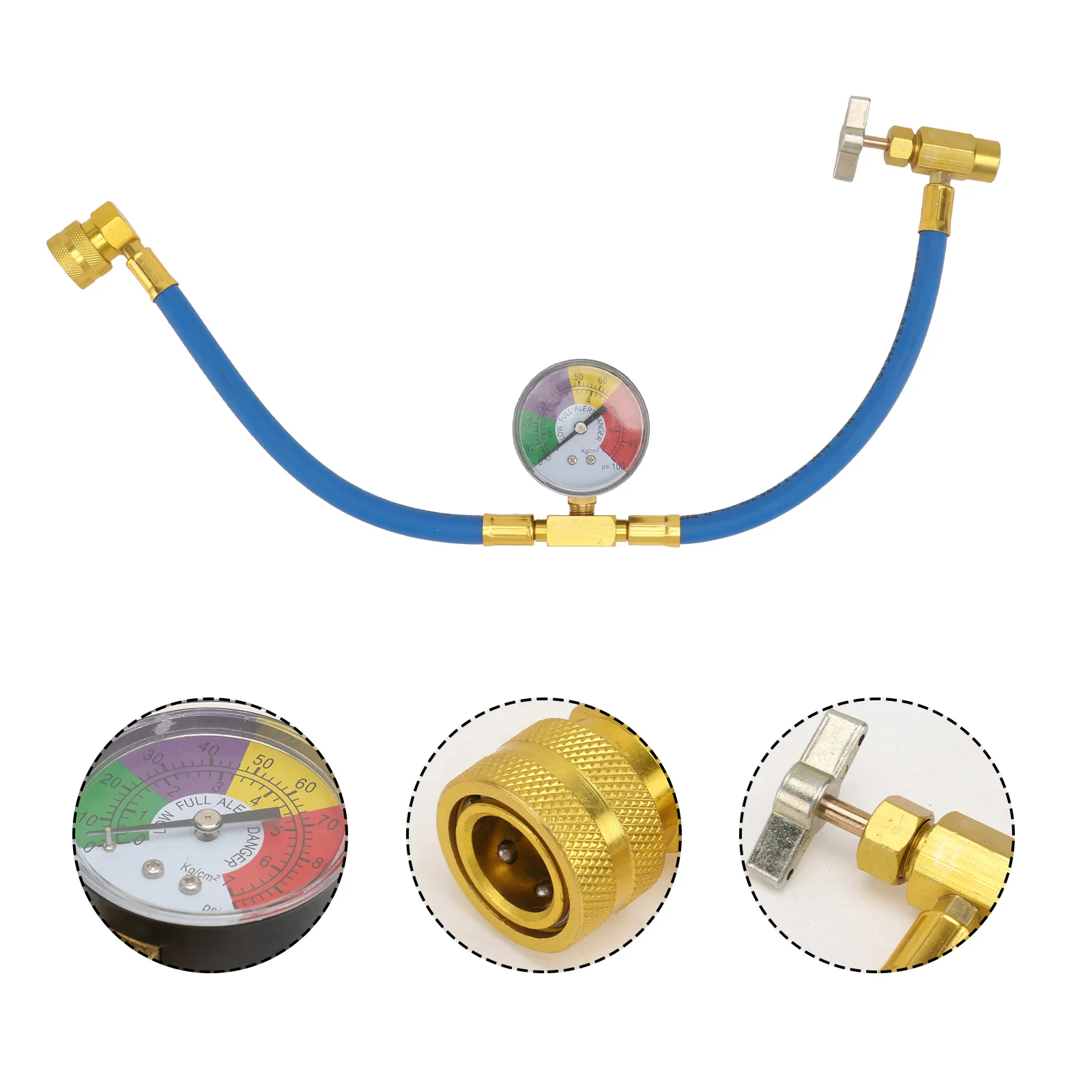 R134A Air Conditioning Refrigerant Charging Hose with Gauge for Car R134A Automobile Air Conditioning Automotive R404a
R134A Air Conditioning Refrigerant Charging Hose with Gauge for Car R134A Automobile Air Conditioning Automotive R404a