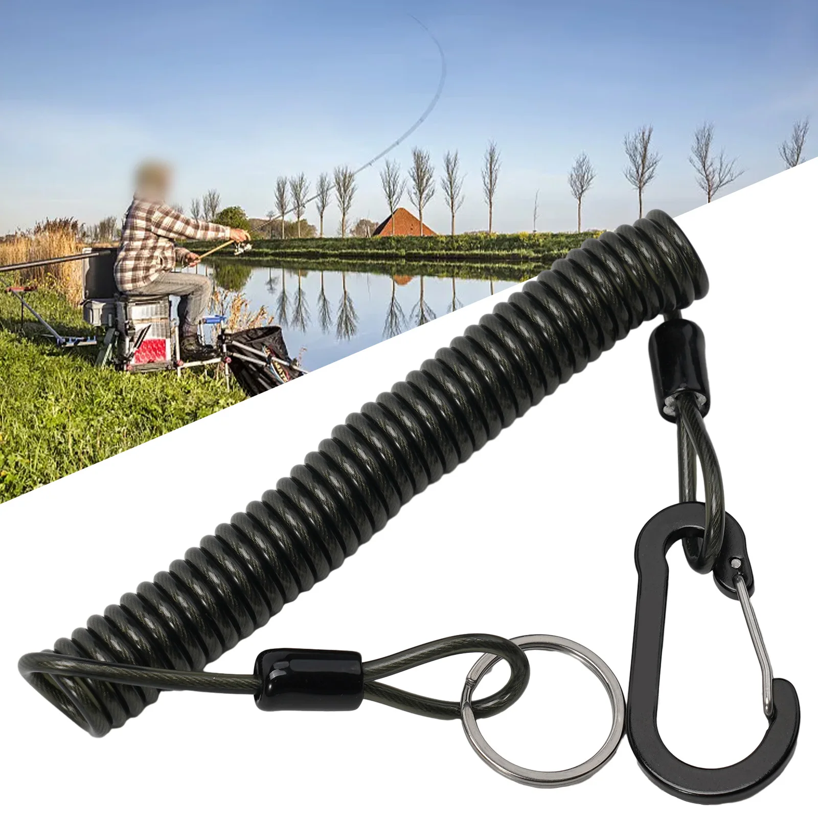 Premium Anti-Lost Wire Spring Rope 1.2M/2M Spiral Lanyard With 7-Strand Steel Wire High-Strength Metal Buckle Fishing Accessory
Premium Anti-Lost Wire Spring Rope 1.2M/2M Spiral Lanyard With 7-Strand Steel Wire High-Strength Metal Buckle Fishing Accessory
