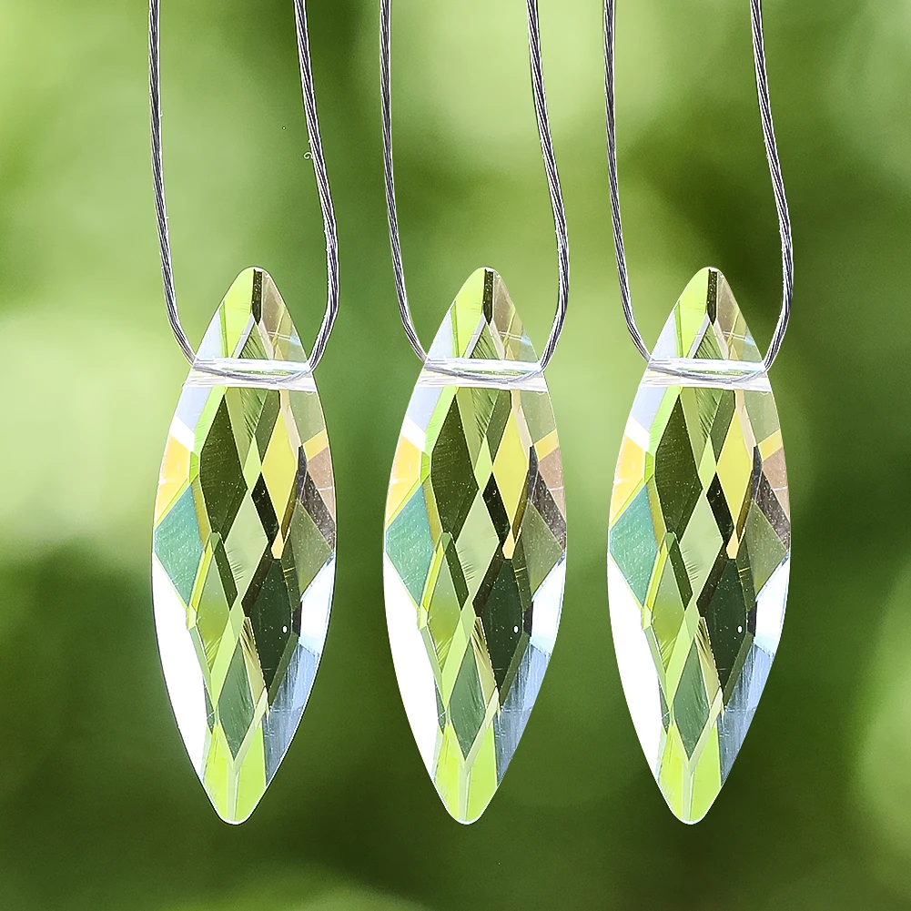 30mm Faceted Crystal Bead Horse Eye Rugby Water Drop Multi-faceted Prism Pendant Wedding Hotel Hall Curtain Lighting Accessories
30mm Faceted Crystal Bead Horse Eye Rugby Water Drop Multi-faceted Prism Pendant Wedding Hotel Hall Curtain Lighting Accessories
