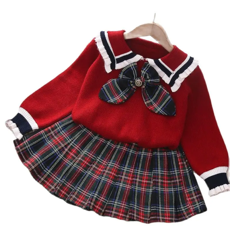 Вязаный свитер для девочек на осень, зиму и весну в студенческом стиле рубашка + короткая юбка Детское платье из 2 предметов пуловер с бантом юбка
Вязаный свитер для девочек на осень, зиму и весну в студенческом стиле рубашка + короткая юбка Детское платье из 2 предметов пуловер с бантом юбка