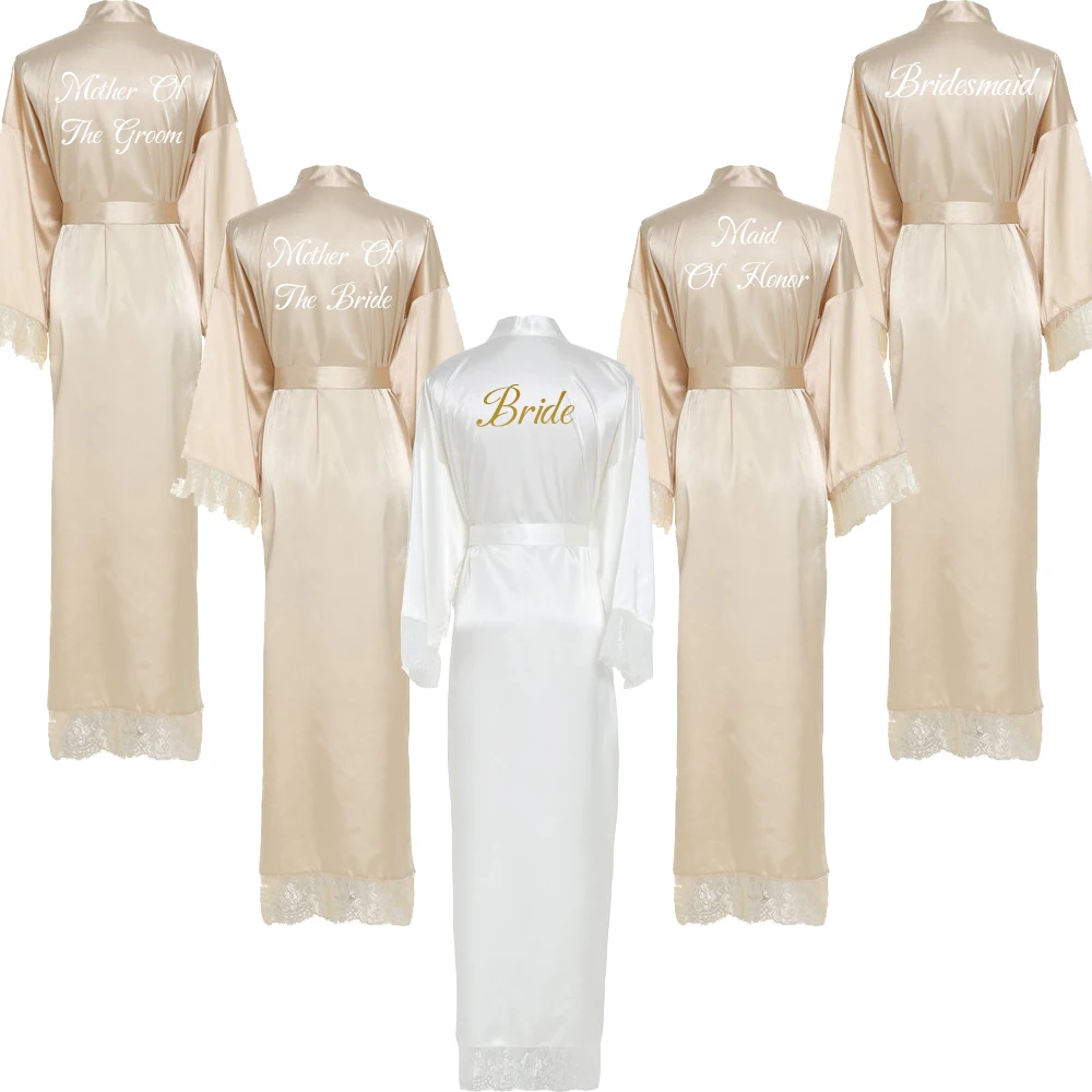 Silk Stain Robes Bridesmaid Robes House Robe for Women Robes Girls Wedding Long Sleepwear Bridesmaid Birthday Robes
Silk Stain Robes Bridesmaid Robes House Robe for Women Robes Girls Wedding Long Sleepwear Bridesmaid Birthday Robes