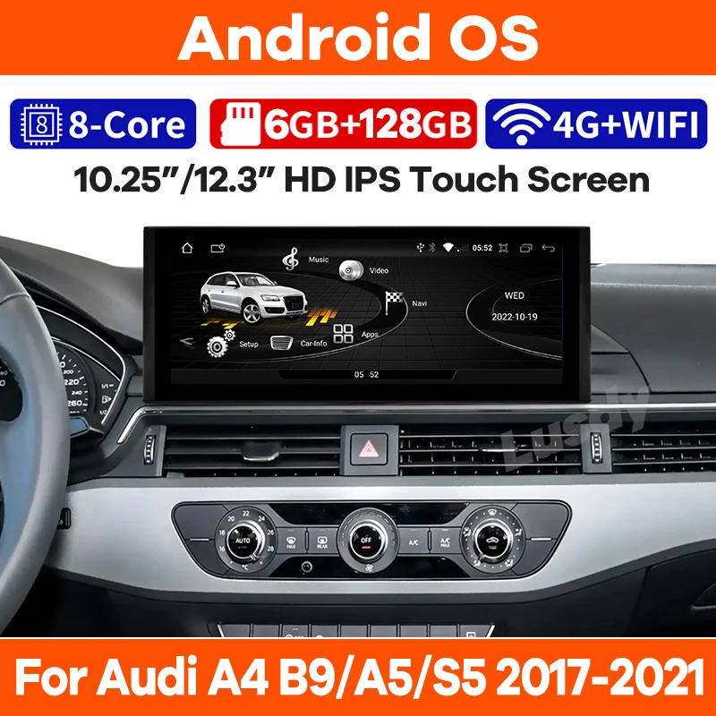 Автомагнитола на Android 14, мультимедийный плеер с GPS-навигацией для Audi A4 B9 A5 S5 2017-2021, стерео, видео, CarPlay, сенсорный экран, головное устройство
Автомагнитола на Android 14, мультимедийный плеер с GPS-навигацией для Audi A4 B9 A5 S5 2017-2021, стерео, видео, CarPlay, сенсорный экран, головное устройство