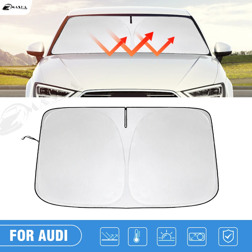 Car Windshield Sun Shade Covers For Audi A3 2013 - 2018 2019 2020 Visors Auto Front Window Sunshade Parasol Coche Accessories
Car Windshield Sun Shade Covers For Audi A3 2013 - 2018 2019 2020 Visors Auto Front Window Sunshade Parasol Coche Accessories