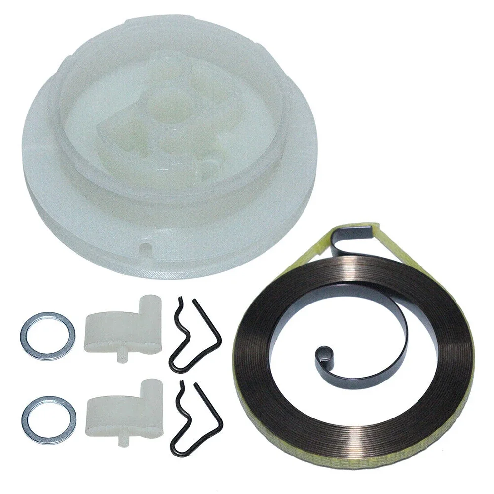Pawl Starter Pulley Kit Recoil Spring Durable Easy To Install Long Service Life Plastic Solid FS38 HL45 Trimmer
Pawl Starter Pulley Kit Recoil Spring Durable Easy To Install Long Service Life Plastic Solid FS38 HL45 Trimmer