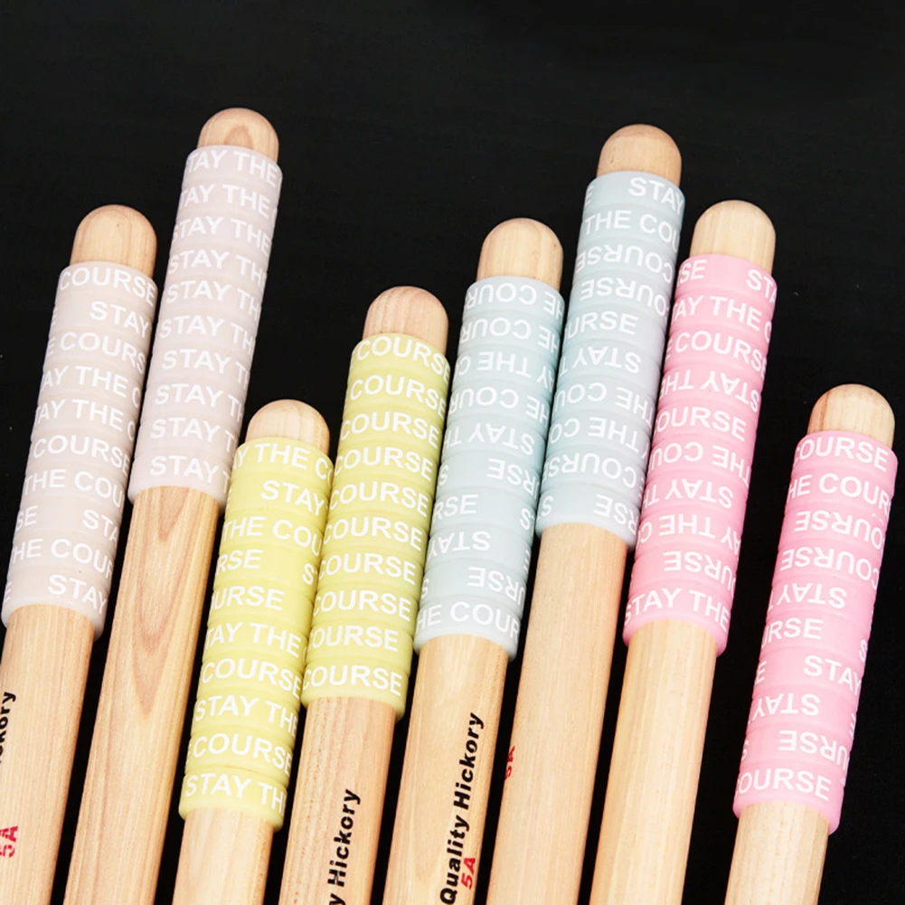 Durable Drum Stick Grips O Shape DrumStick Comfortable Luminous Non-slip O-shaped Pink Silicone White Absorbent
Durable Drum Stick Grips O Shape DrumStick Comfortable Luminous Non-slip O-shaped Pink Silicone White Absorbent