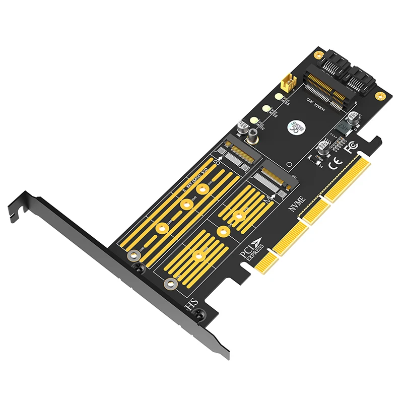 Новая плата расширения PCIE-SSD M.2 NVME M Key к PCI Express X4 + M2 SATA B Key к SATA3 + mSATA SSD к SATA 3,0 6 ГБ переходник
Новая плата расширения PCIE-SSD M.2 NVME M Key к PCI Express X4 + M2 SATA B Key к SATA3 + mSATA SSD к SATA 3,0 6 ГБ переходник