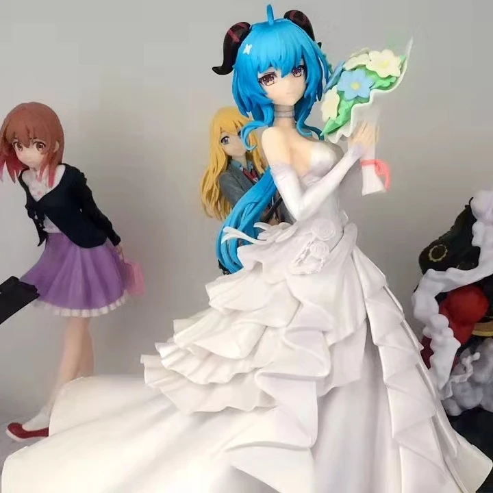 Genshin Impact Ganyu Anime Figure Wedding Dress 25cm Pvc Action Figurine Collectible Model Doll Decoration Kids for Toy Gift
Genshin Impact Ganyu Anime Figure Wedding Dress 25cm Pvc Action Figurine Collectible Model Doll Decoration Kids for Toy Gift