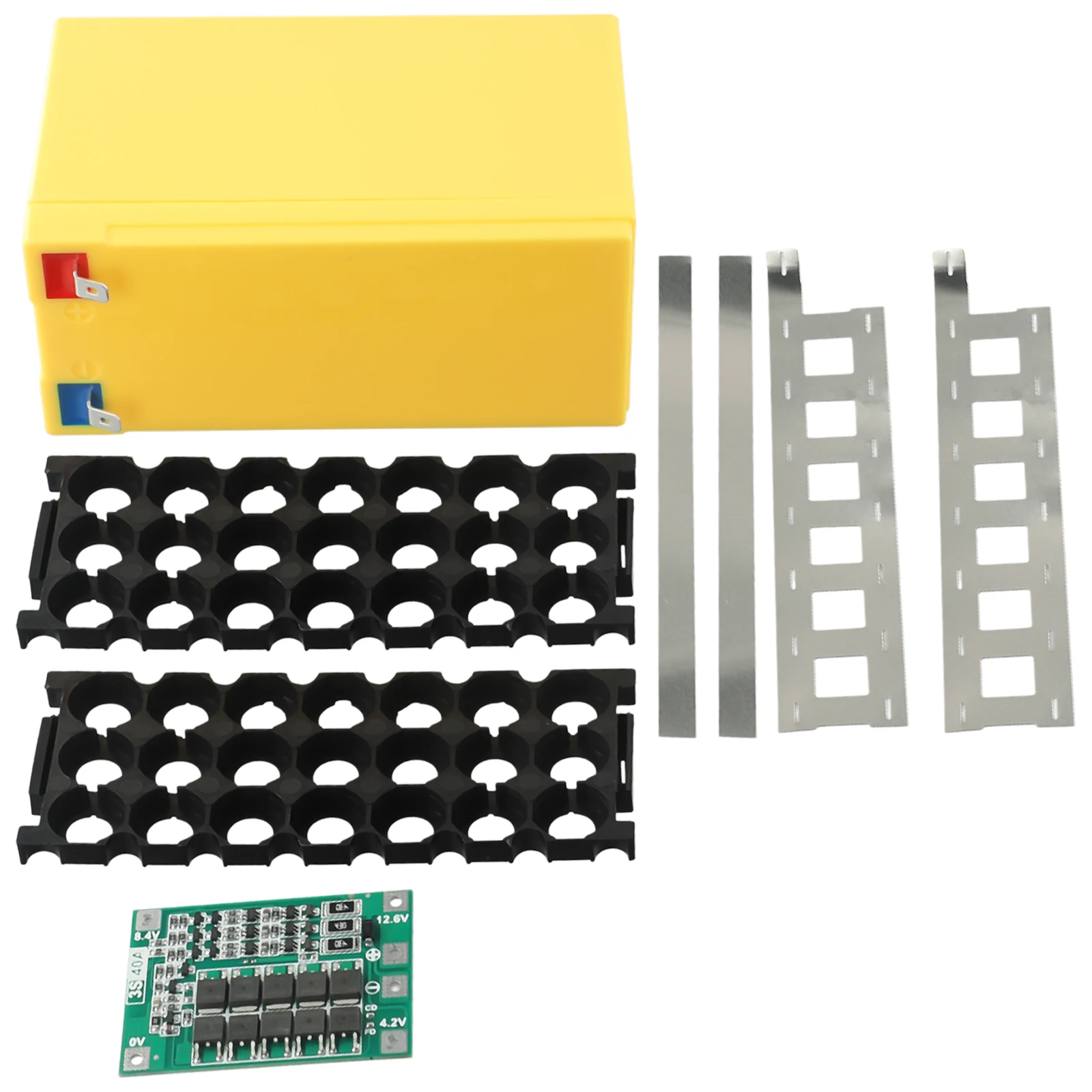 12V 7Ah Battery Case Fit 21PCS 18650 Cells 12V7Ah Empty Box 3*7 Holder 3S25A Nickel Strip Storage Box For DIY Battery Pack
12V 7Ah Battery Case Fit 21PCS 18650 Cells 12V7Ah Empty Box 3*7 Holder 3S25A Nickel Strip Storage Box For DIY Battery Pack