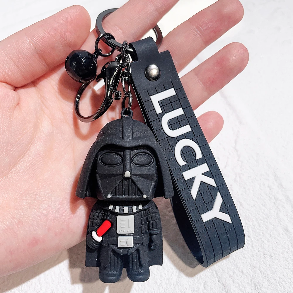Disney Movie Star Wars Keychain Darth Vader Imperial Stormtrooper Yoda Baby Doll Keyrings Key Holder for Boys Gifts Disney Movie Star Wars Keychain Darth Vader Imperial Stormtrooper Yoda Baby Doll Keyrings Key Holder for Boys Gifts