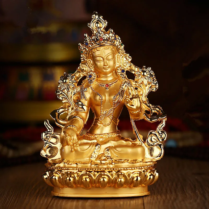 Efficacious Green Tara Tranic Gilding 14cm Gold Buddha Alloy Metal Buddhist Suppliers Home/ Office Decorate Statue Craft
Efficacious Green Tara Tranic Gilding 14cm Gold Buddha Alloy Metal Buddhist Suppliers Home/ Office Decorate Statue Craft