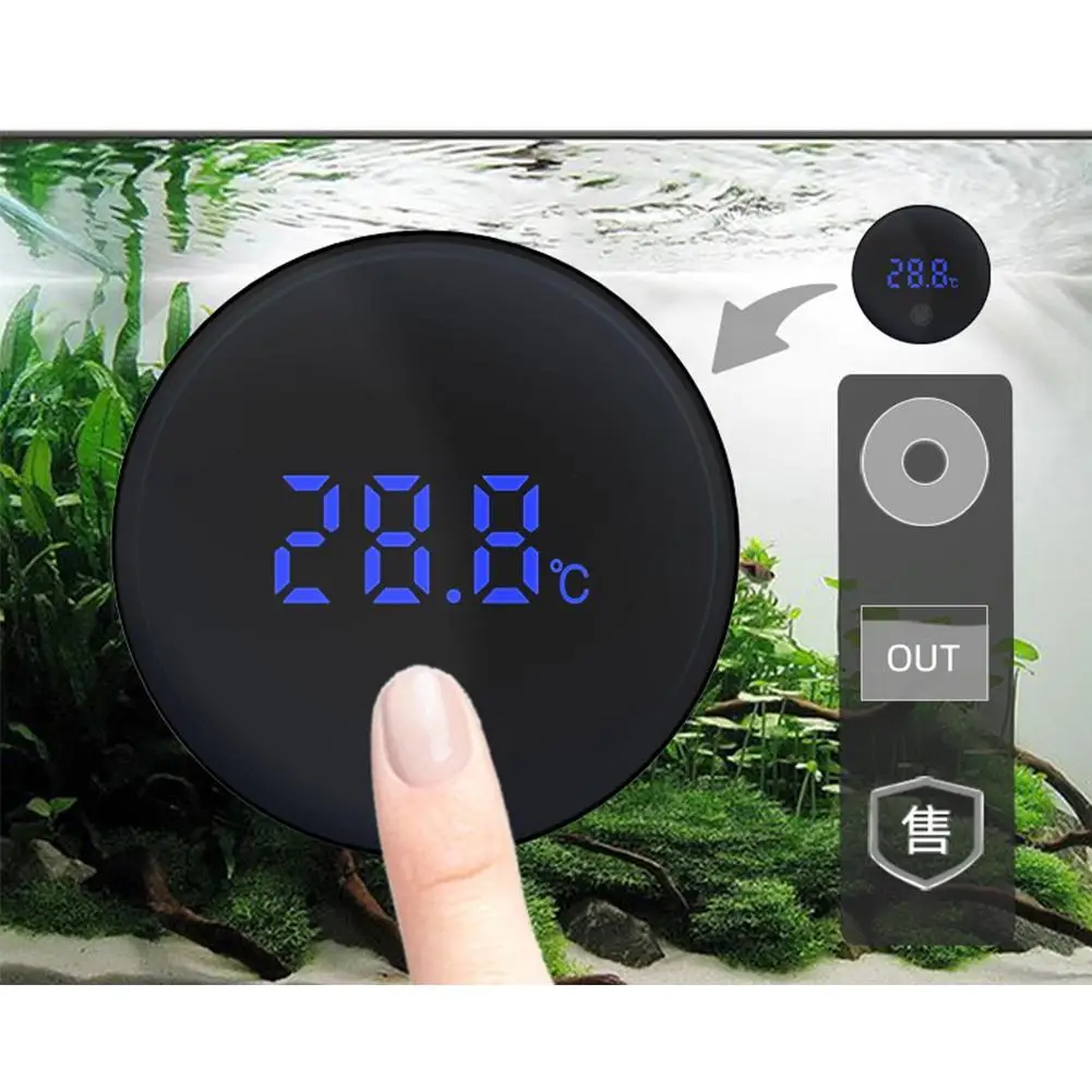 Household Led Digital Thermometer Sound Alarm ABS Temperature Meter For Aquariums Fish Tanks Climbing Pet Boxes 4.1x4.1x1.15cm
Household Led Digital Thermometer Sound Alarm ABS Temperature Meter For Aquariums Fish Tanks Climbing Pet Boxes 4.1x4.1x1.15cm