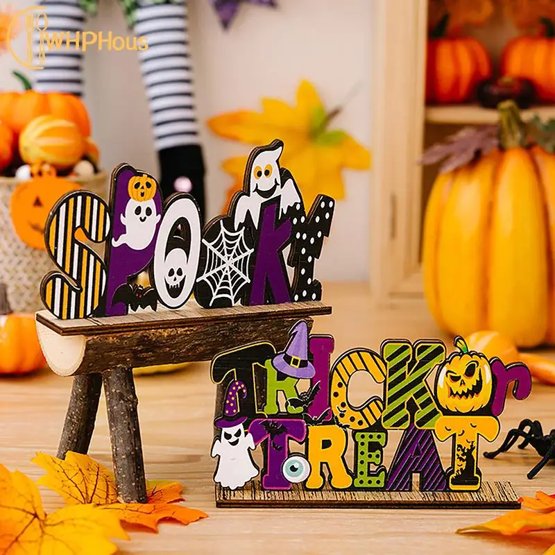 1Pc Creative Halloween Wooden Ornaments for Haunted House Letter Ghost Pumpkin Decoration Festival Party Scene Decor
1Pc Creative Halloween Wooden Ornaments for Haunted House Letter Ghost Pumpkin Decoration Festival Party Scene Decor