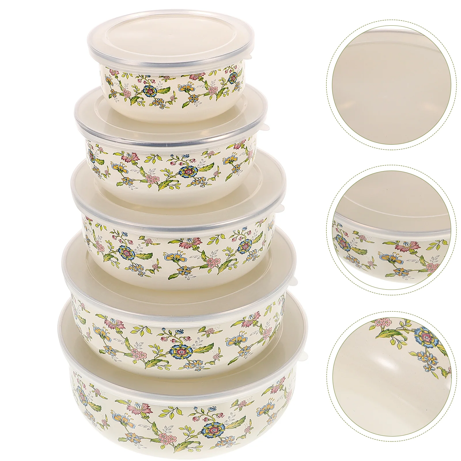 5 Pcs Bowl with Lids Fruit Bowls Salad Container Soup Food Storage Large Refrigerator
5 Pcs Bowl with Lids Fruit Bowls Salad Container Soup Food Storage Large Refrigerator