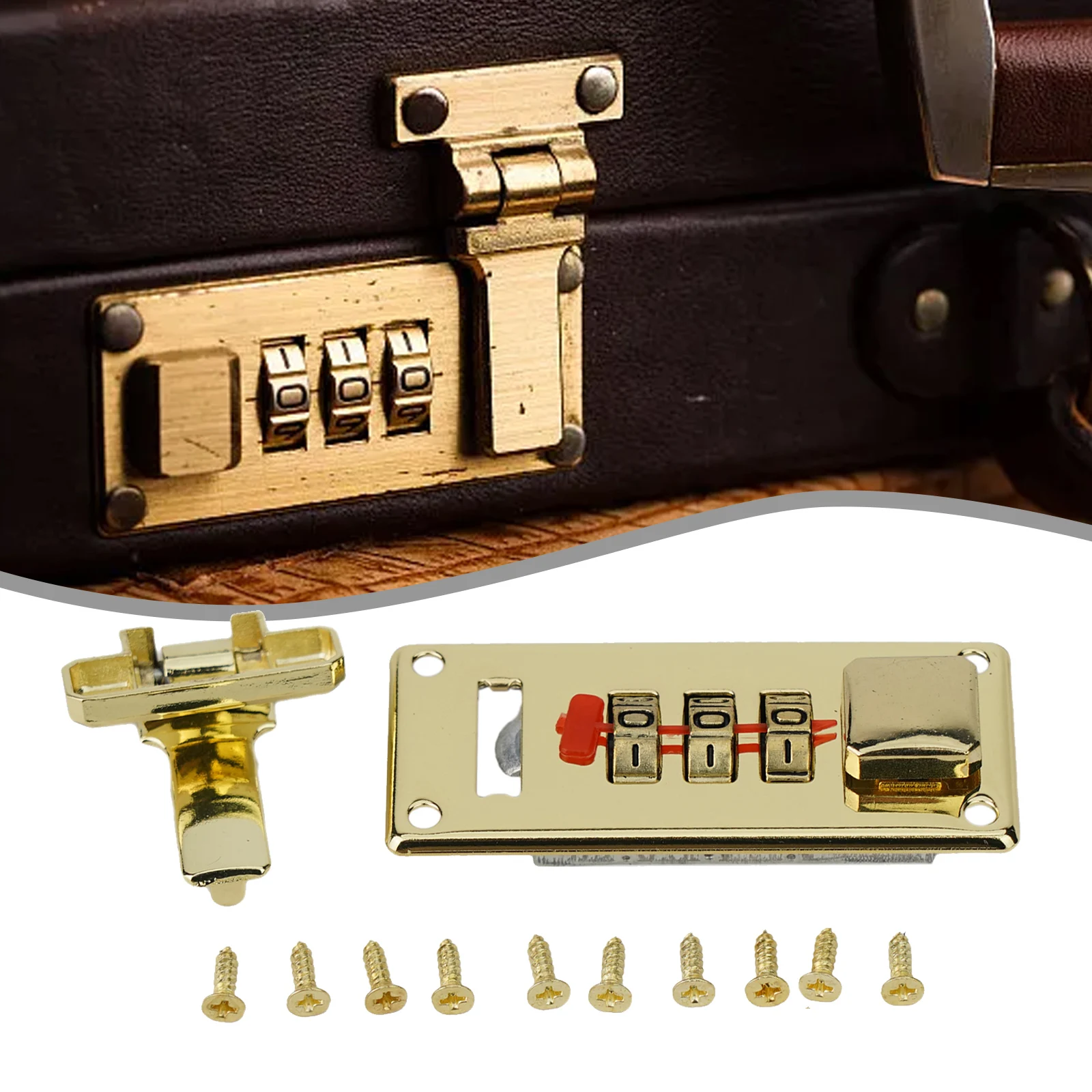 1Set Password Lock Latch Silver Coded Lock Vintage Jewelry Wooden Box Gift Case Luggage Suitcase Chest Hardware
1Set Password Lock Latch Silver Coded Lock Vintage Jewelry Wooden Box Gift Case Luggage Suitcase Chest Hardware