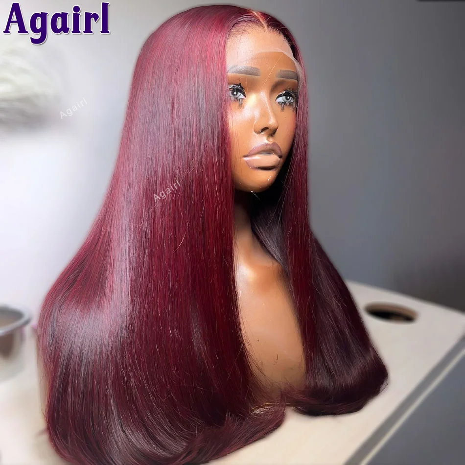 13x4 13X6 Human Hair Lace Frontal Wig Wine Red Burgundy Straight Lace Front Wig Transparent 6X4 Lace Wig 200% Density For Women
13x4 13X6 Human Hair Lace Frontal Wig Wine Red Burgundy Straight Lace Front Wig Transparent 6X4 Lace Wig 200% Density For Women