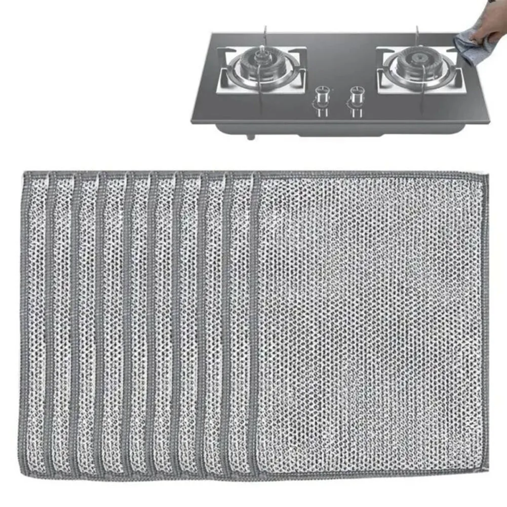 Strong Decontamination and Degreasing Wire Dishwashing Rags Quick Drying and Absorbent Perfect for Kitchen and Bathroom
Strong Decontamination and Degreasing Wire Dishwashing Rags Quick Drying and Absorbent Perfect for Kitchen and Bathroom