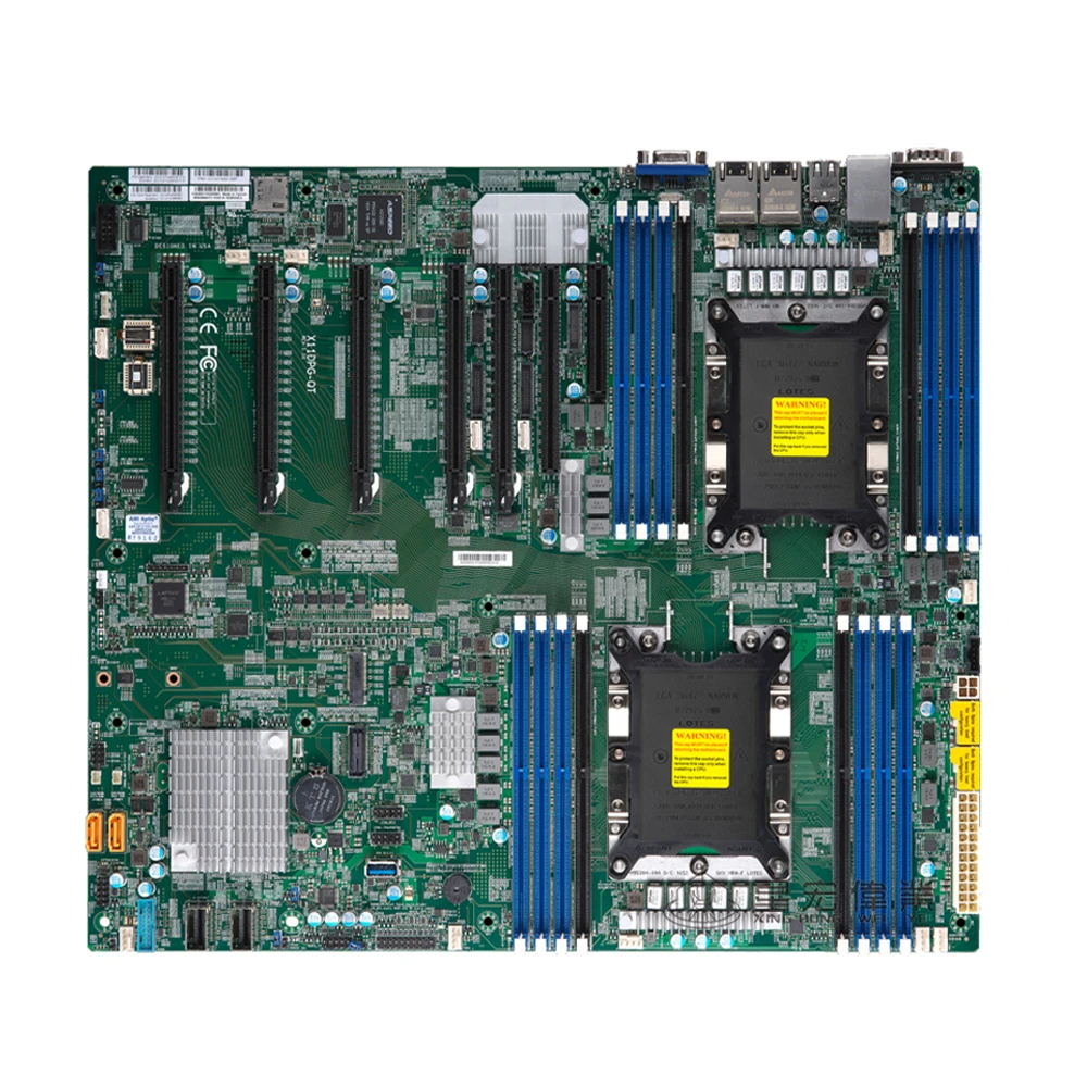 For Supermicro GPU Server Motherboard 2nd Gen Xeon Scalable Processors LGA-3647 DDR4 PCI-E 3.0 M.2 IPMI2.0 X11DPG-QT
For Supermicro GPU Server Motherboard 2nd Gen Xeon Scalable Processors LGA-3647 DDR4 PCI-E 3.0 M.2 IPMI2.0 X11DPG-QT