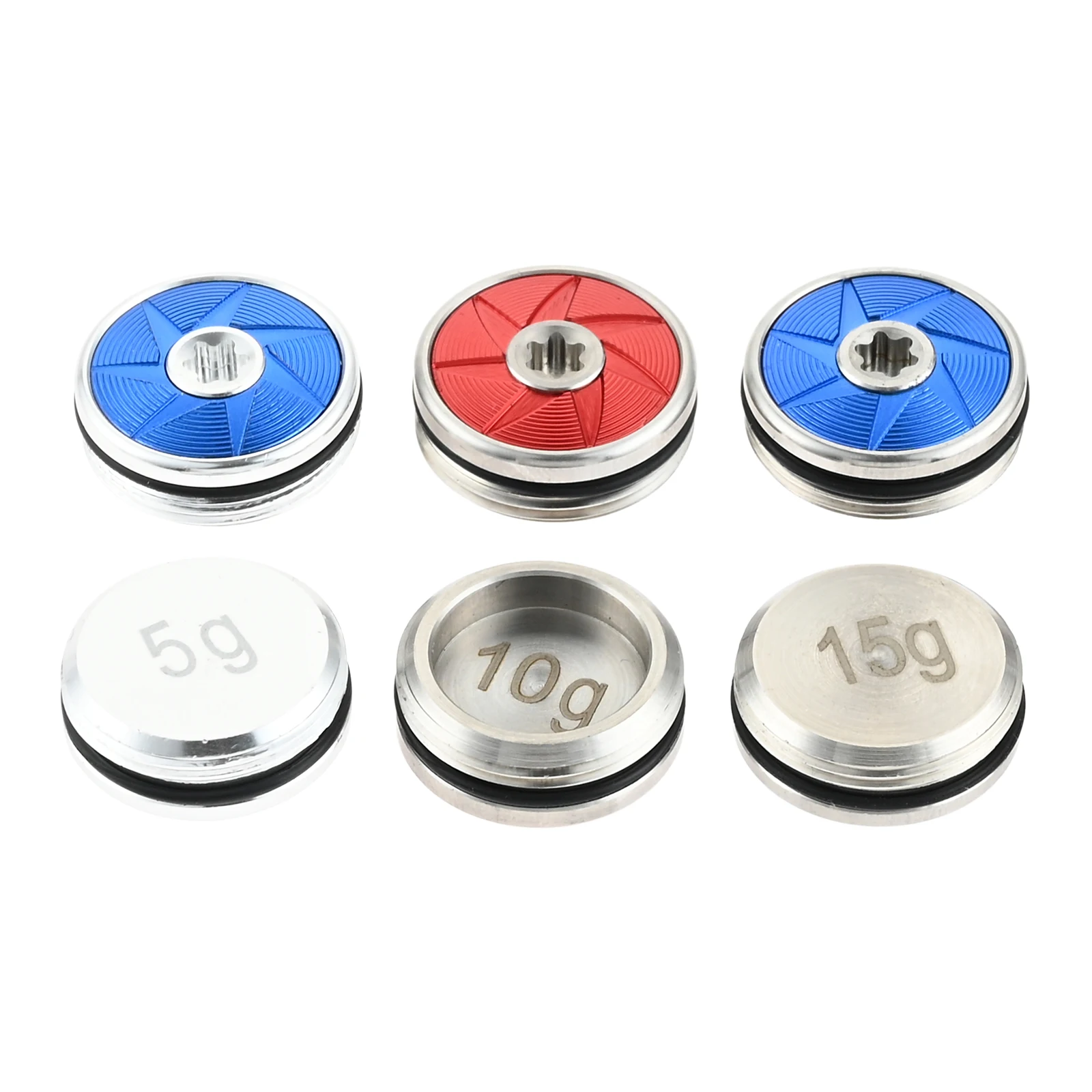 

2 Pcs Alloy Golf Weights 5g/10g/15g/20g/25g/30g/35g Blue Red Compatible With Odyssey Stroke Lab Series Putter Golf Supplies