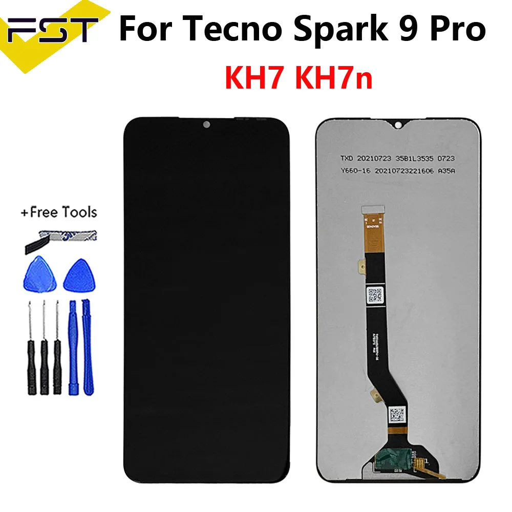 6.6" Display For Tecno Spark 9 Pro KH7 KH7n LCD Display+Touch Screen Digitizer Assembly Spark9 Pro LCD Display Repair Parts
6.6" Display For Tecno Spark 9 Pro KH7 KH7n LCD Display+Touch Screen Digitizer Assembly Spark9 Pro LCD Display Repair Parts