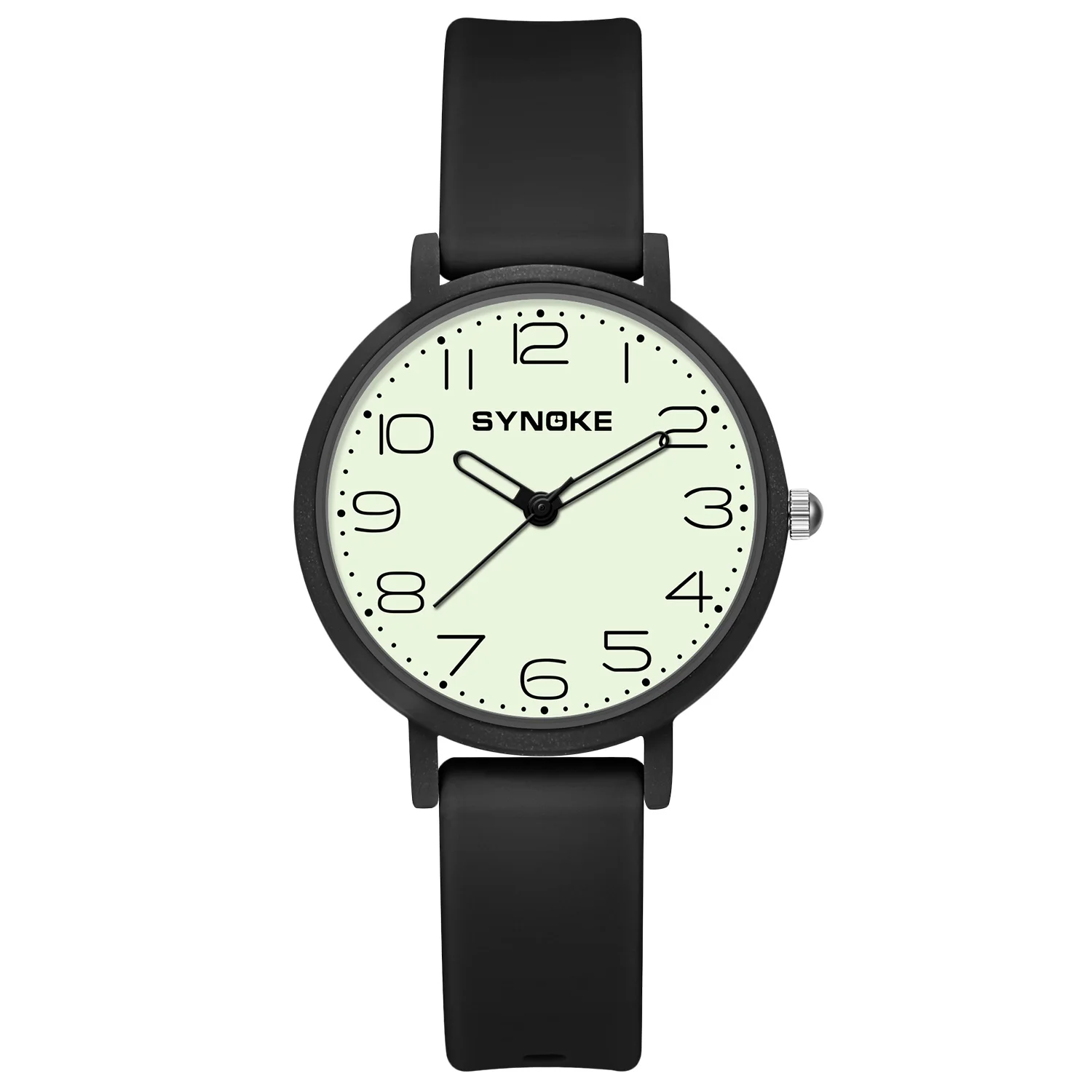 Girl Women Watches Alloy Case 34mm Silicone Strap Luminous Dial SYNOKE Waterproof Quartz Watch Ultra-thin Ladies Wristwatch
Girl Women Watches Alloy Case 34mm Silicone Strap Luminous Dial SYNOKE Waterproof Quartz Watch Ultra-thin Ladies Wristwatch