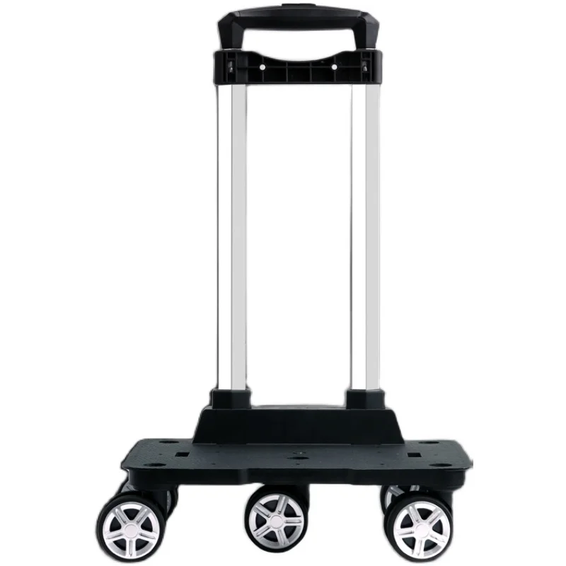 

Aluminum alloy grocery cart with small trolley is foldable, portable and light.