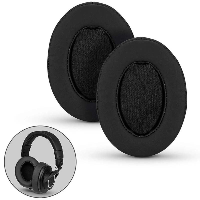 

Upgraded Ear Cushion Leather Ear Pad Headphone Accessories for ATH-MSR7 M50X M20