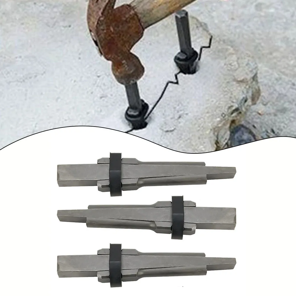 3pcs 23mm Rock Stone Splitters Metal Plug Wedges Concrete Rock Stone Splitter For Splitting Rock Granite Marble Accessories
3pcs 23mm Rock Stone Splitters Metal Plug Wedges Concrete Rock Stone Splitter For Splitting Rock Granite Marble Accessories