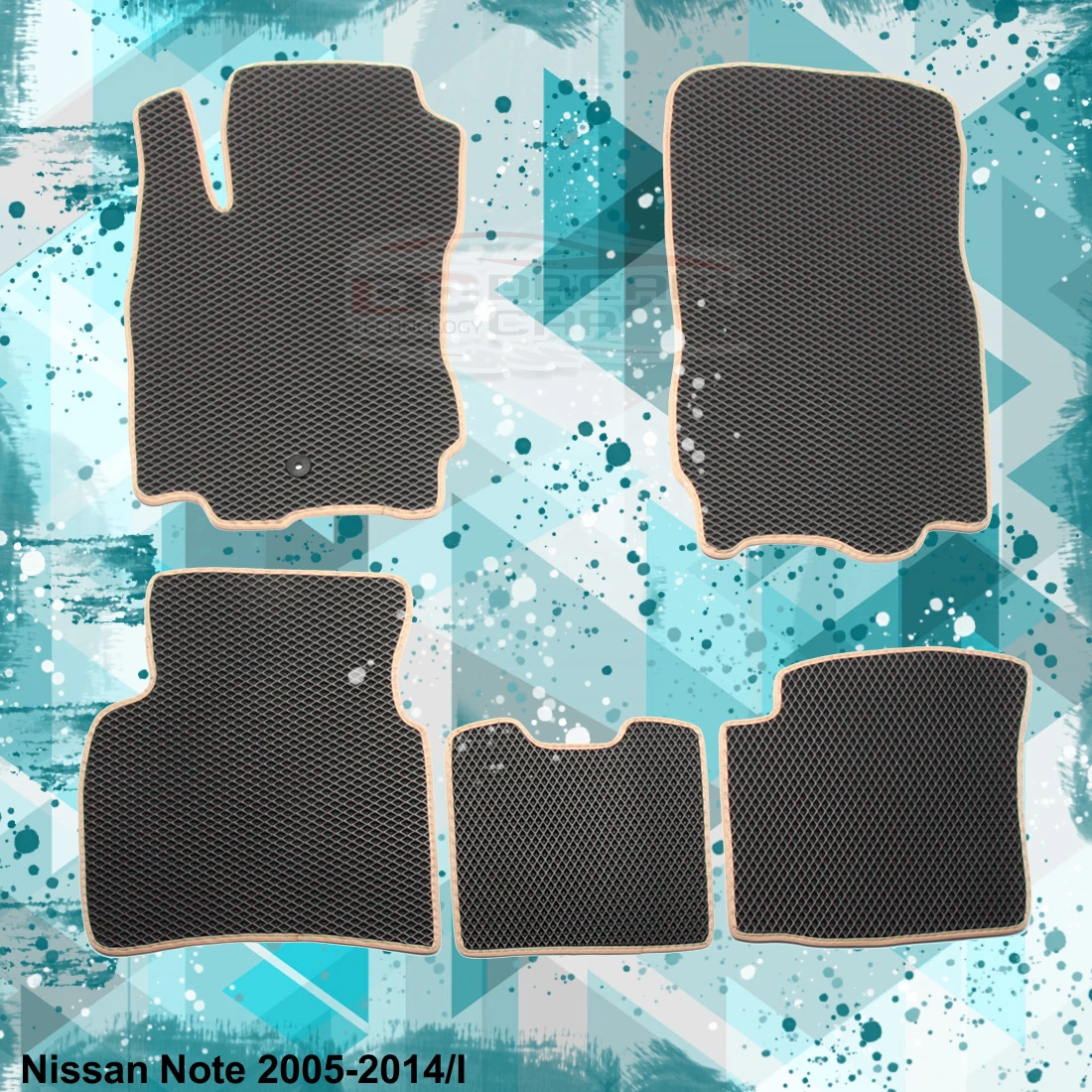 Автомобильные коврики EVA ЭВА ЕВА Nissan Note 2005-2014/I комплект в салон | Автомобили и