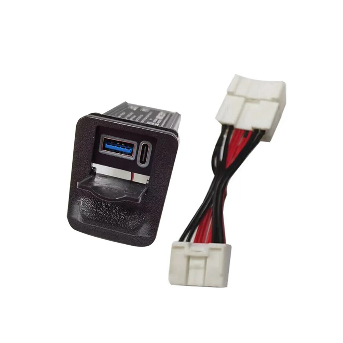 Car Rear Seats USB Adapter Charger QC 3.0 D Type C Fast Charging Socket for Toyota Alphard Vellfire 30 Series 2015-2023
Car Rear Seats USB Adapter Charger QC 3.0 D Type C Fast Charging Socket for Toyota Alphard Vellfire 30 Series 2015-2023