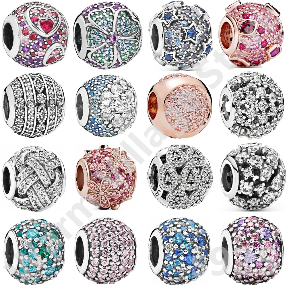 925 Sterling Silver Round Beads Heart Collection Glass Bead Clip Charm Original Charm Bracelet Bracelet Beaded Jewelry Gift
925 Sterling Silver Round Beads Heart Collection Glass Bead Clip Charm Original Charm Bracelet Bracelet Beaded Jewelry Gift