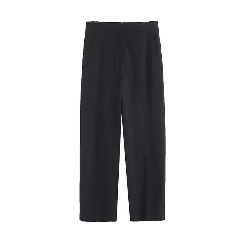 Women's 2023 Fashion Office Leisure Commuting Joker Side Pocket Pinstripe Straight Pants Retro Zipper Pants Mujer
Women's 2023 Fashion Office Leisure Commuting Joker Side Pocket Pinstripe Straight Pants Retro Zipper Pants Mujer
