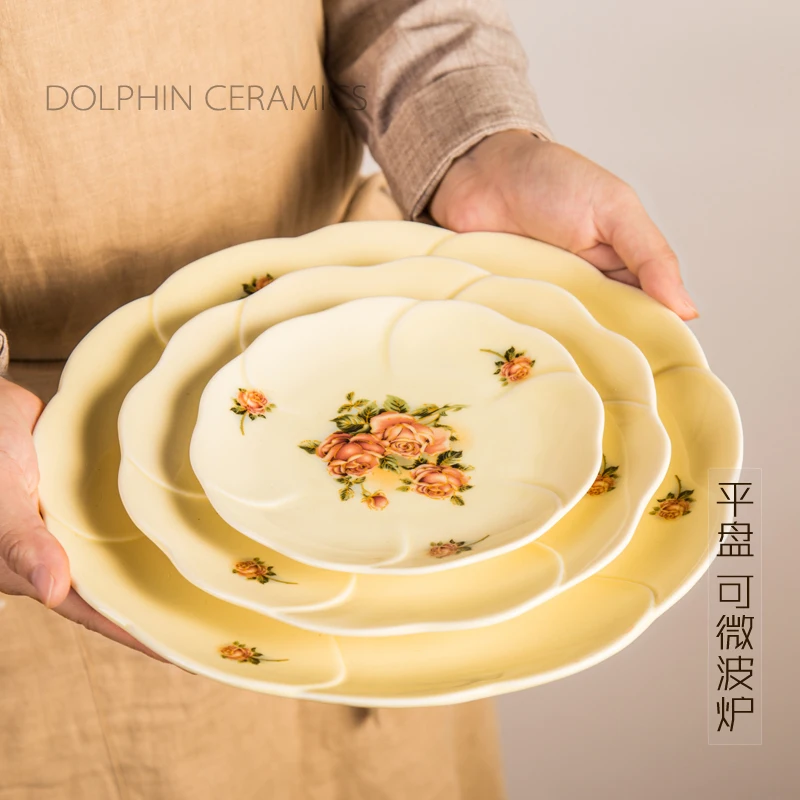 Ceramic Flat Plate, Large Disc, Bone Plate, Small Dish, Household Dish, Dim sum, Moon Cake Plate
Ceramic Flat Plate, Large Disc, Bone Plate, Small Dish, Household Dish, Dim sum, Moon Cake Plate