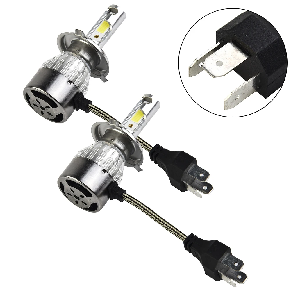 2Pcs/Pair H4 LED Headlight Bulb COB Car LED Headlights Bulbs Hi/Lo Beam 40000LM 6000K Auto Head Lamp 12V LED Lights For Car
2Pcs/Pair H4 LED Headlight Bulb COB Car LED Headlights Bulbs Hi/Lo Beam 40000LM 6000K Auto Head Lamp 12V LED Lights For Car