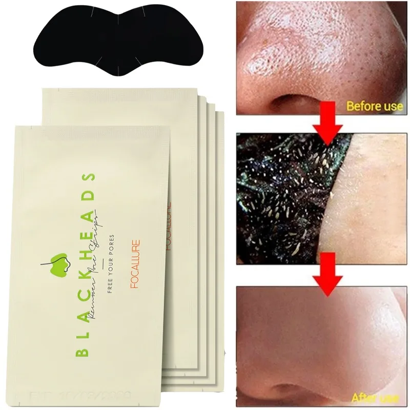 

Deep Cleansing Nose Blackhead Remover Strip Unisex Shrink Pore Acne Treatment Mask Black Dots Pore Strips Face Skin Care Tools