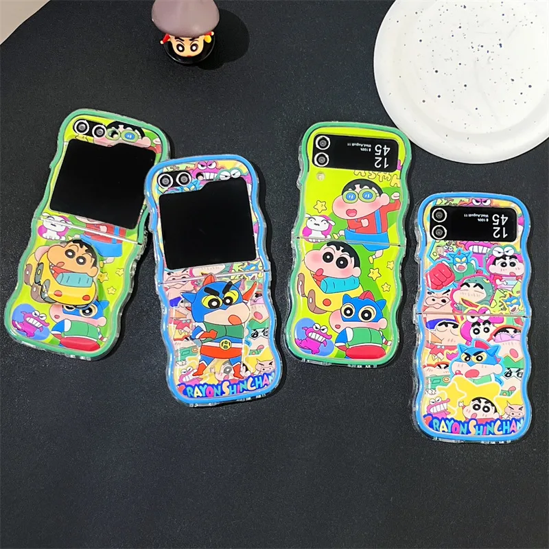 Kawaii Crayon Shin-Chan Anime Phone Case Cartoon Cute Samsung Galaxy Z Flip 3 4 5 Phone Holder Phone Pendant Creative Girl Gifts
Kawaii Crayon Shin-Chan Anime Phone Case Cartoon Cute Samsung Galaxy Z Flip 3 4 5 Phone Holder Phone Pendant Creative Girl Gifts