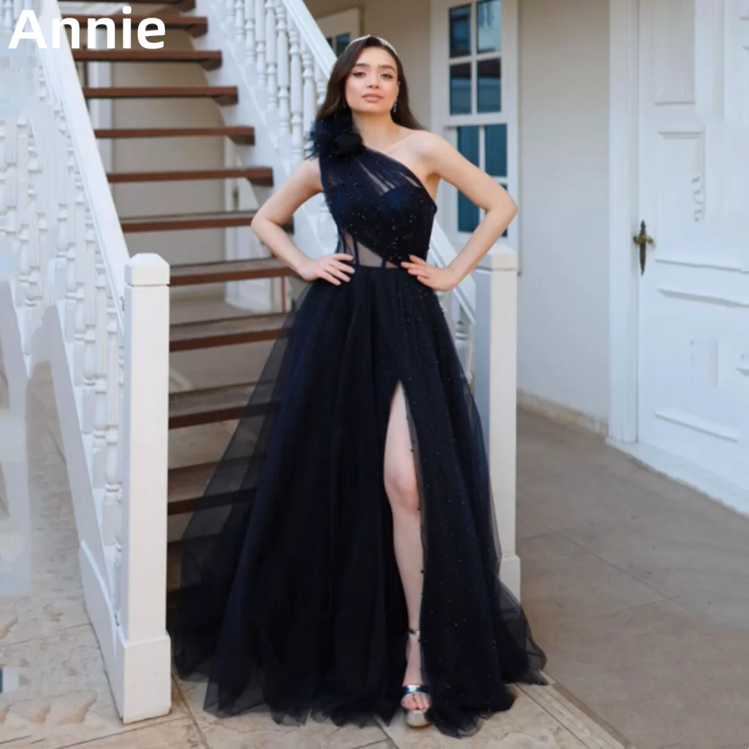 Annie Black Luxury Pearls Prom Dresses Sexy Side Slit Evening Dresses Vestidos De Fiesta Sweet Princess Prom Party Dresses
Annie Black Luxury Pearls Prom Dresses Sexy Side Slit Evening Dresses Vestidos De Fiesta Sweet Princess Prom Party Dresses