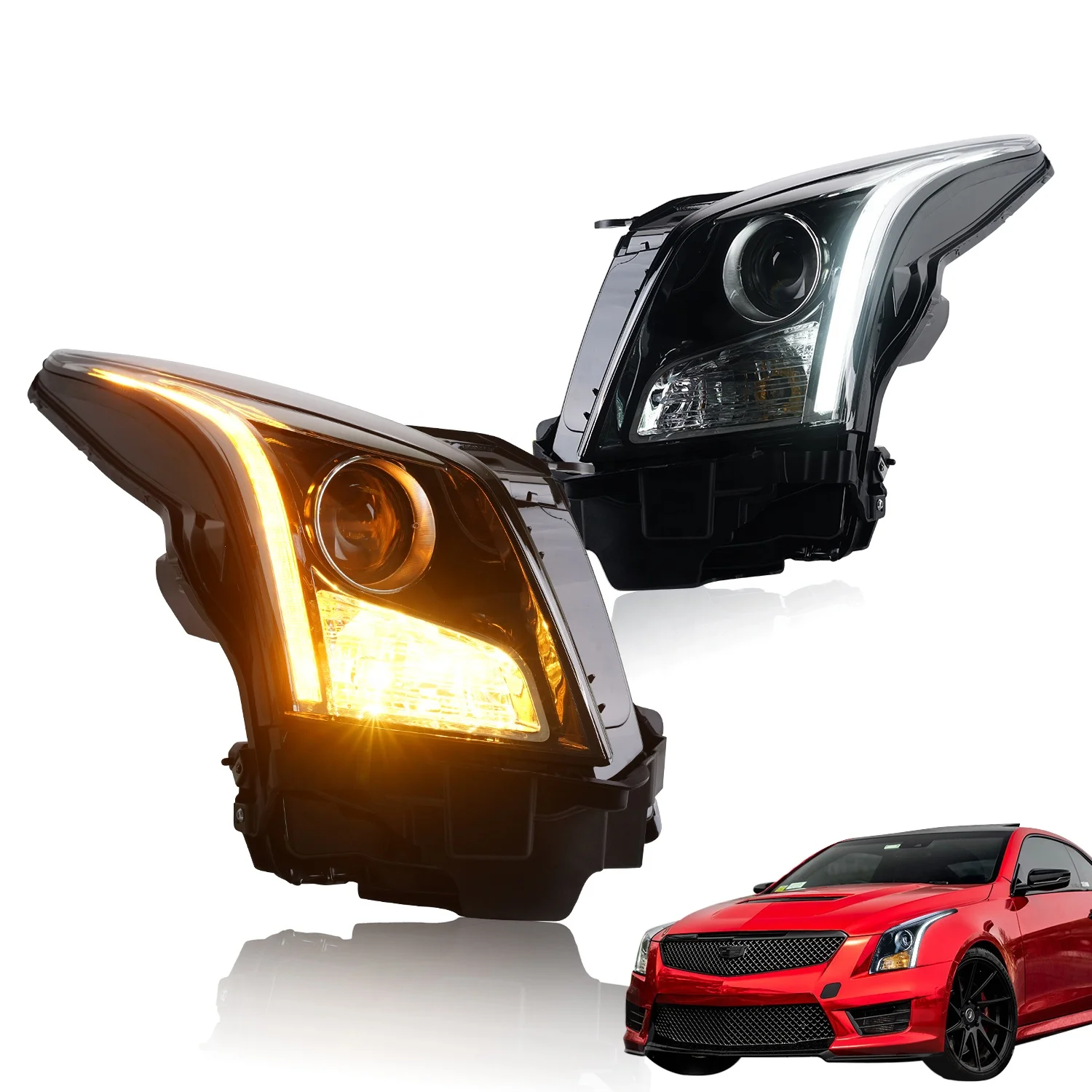 Archaic Car lamp For Ats Ats-l 2014-2018 Led Headlight DRL Fog Lamp Turn Signal Light Low & High Beam Demon Eye Projector Lens
Archaic Car lamp For Ats Ats-l 2014-2018 Led Headlight DRL Fog Lamp Turn Signal Light Low & High Beam Demon Eye Projector Lens