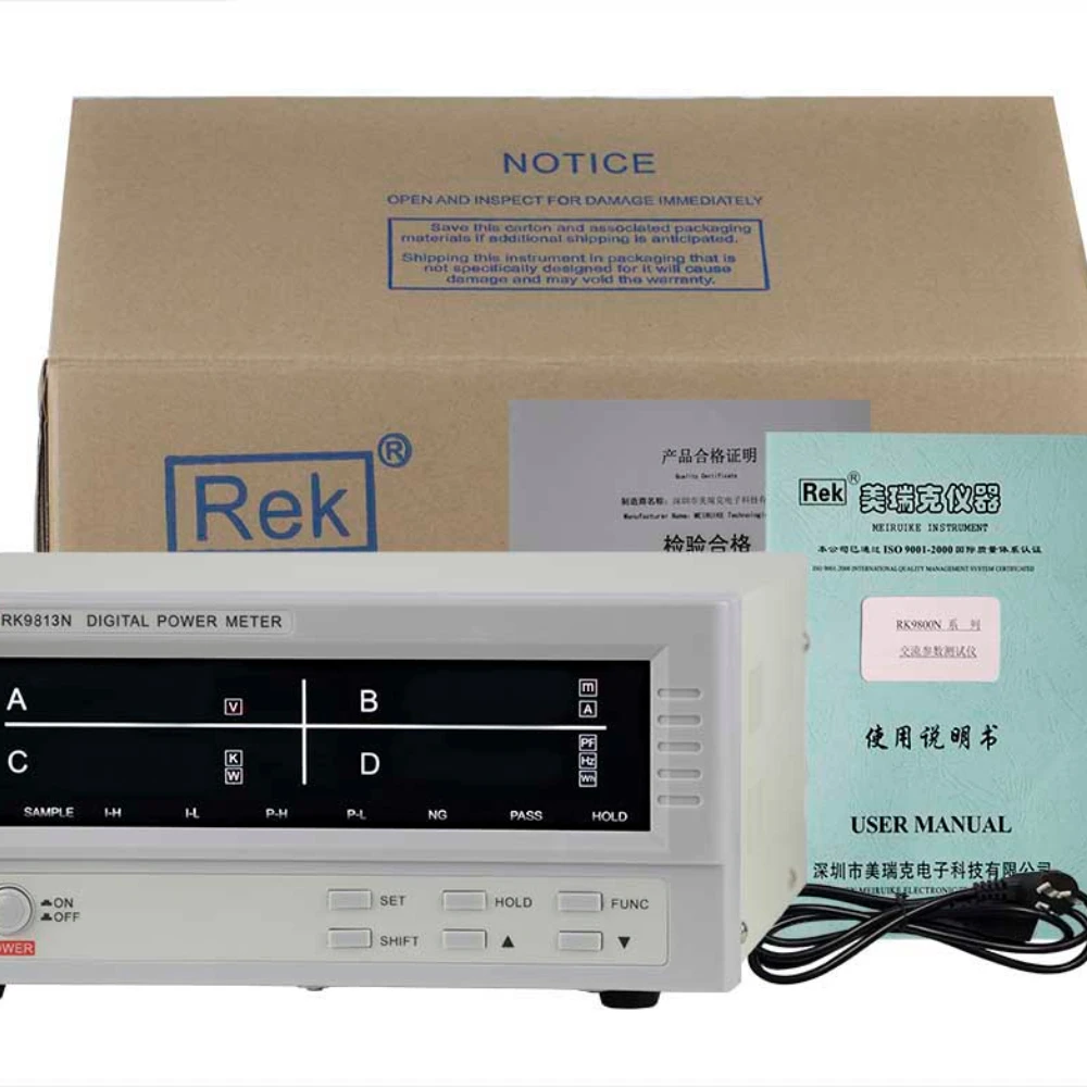 Hot Sale RK9813N Intelligent Digital Power Meter Electric Quantity Measuring Instrument with Fast shipping 
Hot Sale RK9813N Intelligent Digital Power Meter Electric Quantity Measuring Instrument with Fast shipping